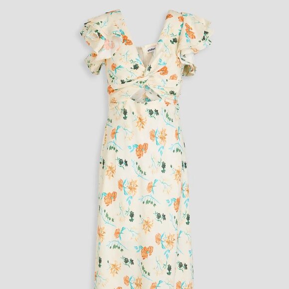 WORN ONCE ONLY: Solid & Striped Renata Dress - Brule Multi Floral - Picture 4 of 7